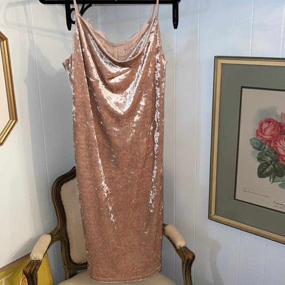 Hem and Thread blush dress